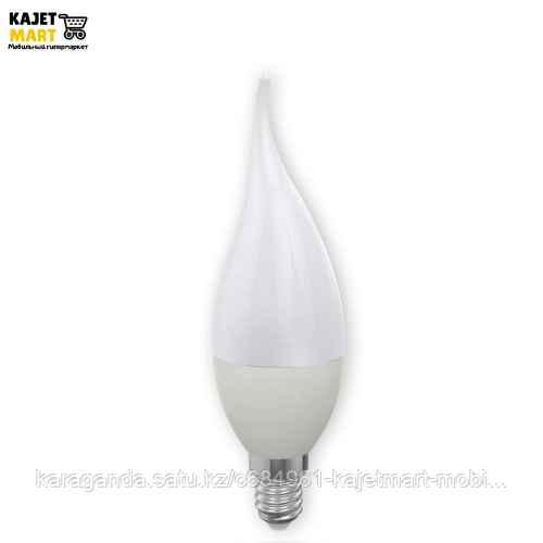 Светодиодная лампочка "свеча на ветру" LED KLAUS 6W 4500К