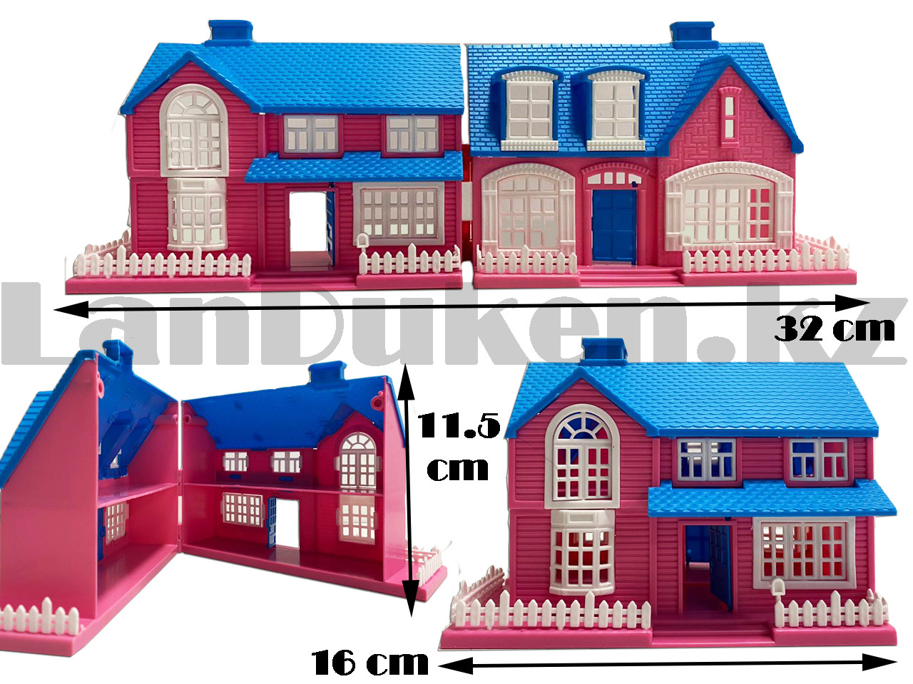 Игрушечный набор кукла с подвижными руками мини кукла складной дом ...