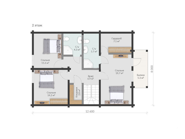 проекты деревянных домов, план двухэтажного дома и строительство под ключ, проектирование и строительство деревянных домов.