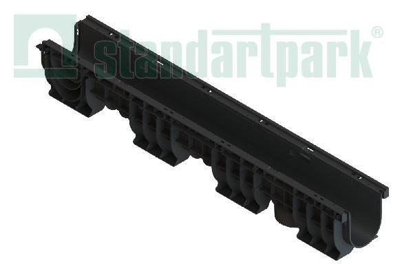 Лоток водоотводный PolyMax Basic DN100 H155 пластиковый