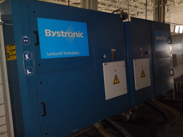 Стеклопакетная линия Bystronic 1600 X 4000 с газовым тандемным прессом и роботом герметизации. - фото 4 - id-p8739211