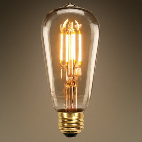 Винтажная лампа Эдисона LED 4W, фото 1