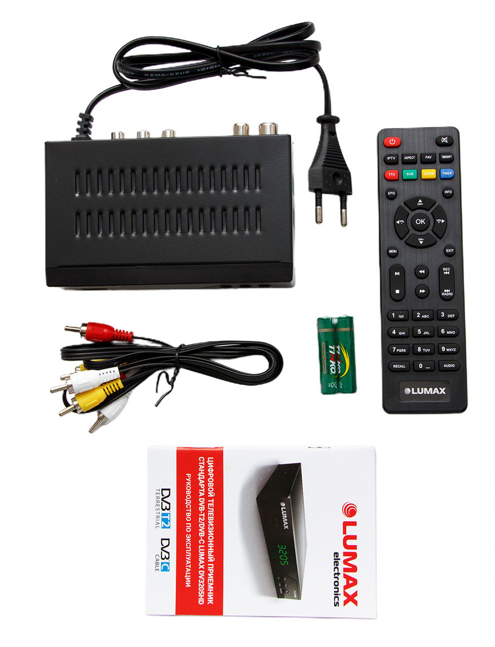 Цифровая ТВ приставка LUMAX DV3205HD DVB-T2 - фото 4 - id-p82000807
