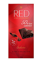 Шоколад RED Delight темный со сниженной калорийностью, без сахара, 100 гр
