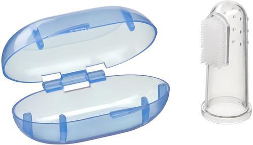 Зубная щетка на палец Happy baby Silicone Finger Toothbrush 20008 Aqua