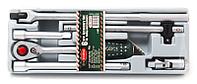 RF-T40612 ROCKFORCE Набор инструментов 6 предметов,1/2" (трещотка, удлинители, воротки, кардан) в лотке