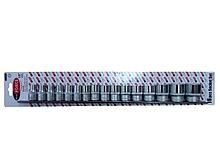 RF-4161-5 ROCKFORCE Набор головок 16 предметов 1/2" 6гр.(10-19,21,22,24,27,30,32мм), на планке ROCKFORCE