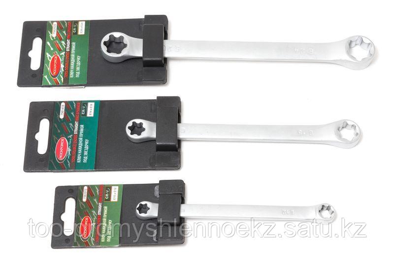 RF-7561418 ROCKFORCE Ключ накидной Е-профиль Е14хЕ18, на пластиковом держателе ROCKFORCE RF-7561418