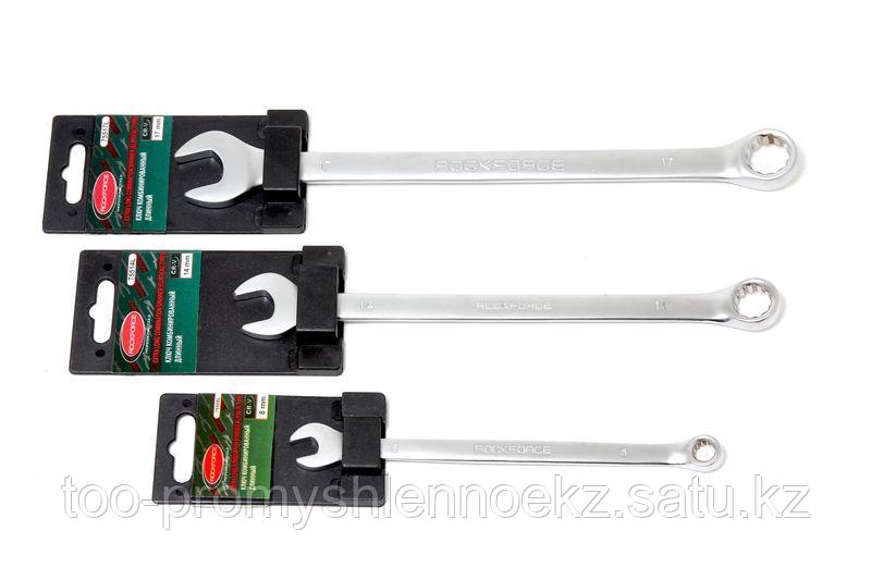 RF-75516L ROCKFORCE Ключ комбинированный удлиненный 16мм, на пластиковом держателе ROCKFORCE RF-75516L