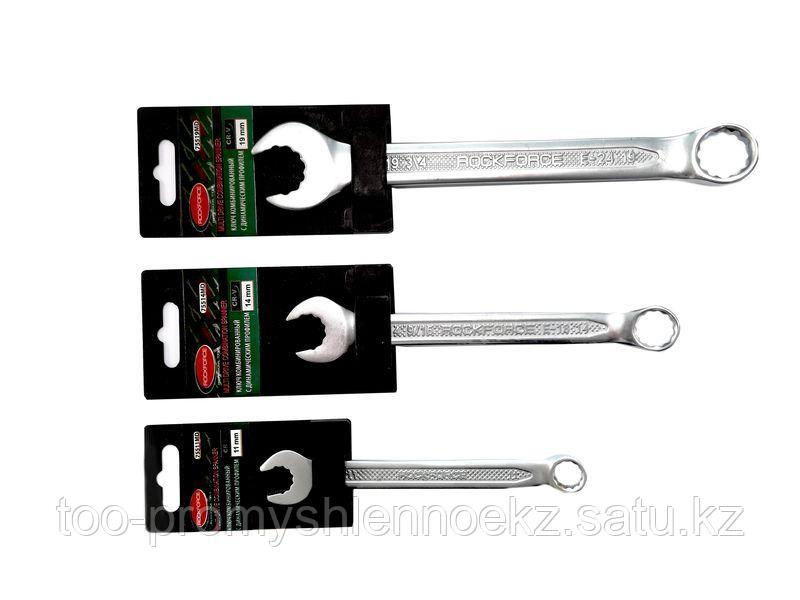 RF-75510MD ROCKFORCE Ключ комбинированный с универсальным профилем 10мм на пластиковом держателе ROCKFORCE