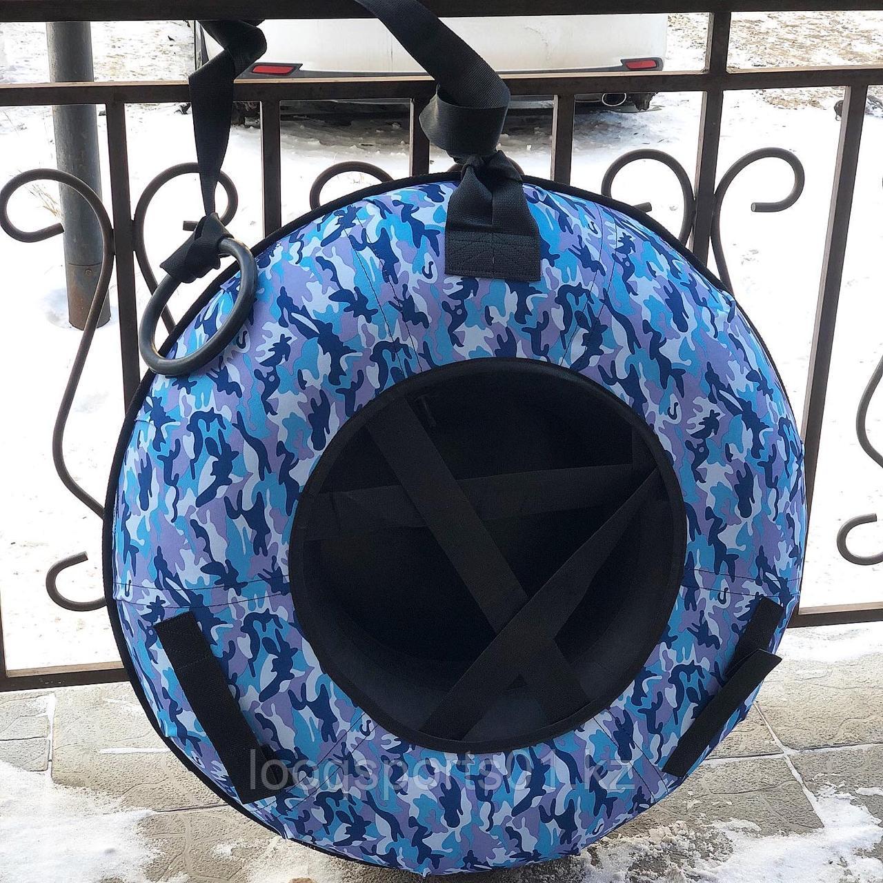 Тюбинг с пластиковым дном (круг) ватрушка надувной для катания 90 см - фото 1 - id-p70958874