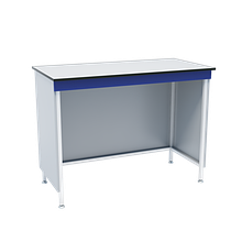 СТ.СЛК сериялы тұрып жұмыс істеуге арналған тіректердегі зертханалық үстел