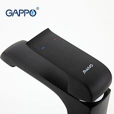 Смеситель для раковины Gappo G1050 черный, фото 3