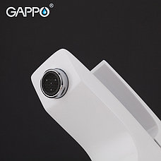 Смеситель для раковины Gappo G1007-7 белый/хром, фото 3