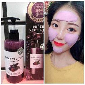 Гель для умывания Wonder Bath Super Vegitoks Cleanser Purple, фото 2