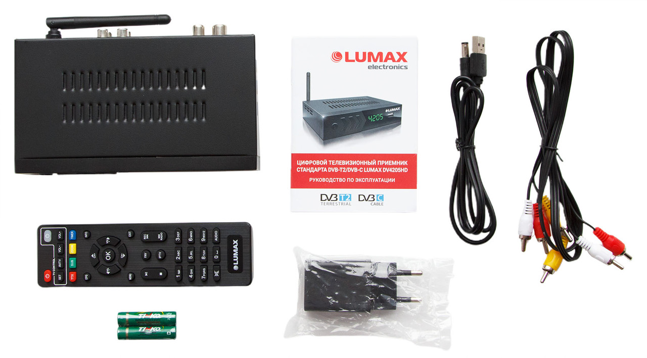Приставка для цифрового ТВ LUMAX DV4205HD, DVB-T2 - фото 4 - id-p82000811