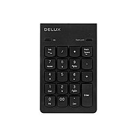 Клавиатура с цифровым блоком, Delux, DLK-300UB, Ультратонкая, USB, Кол-во стандартных клавиш 19, Раз, фото 1