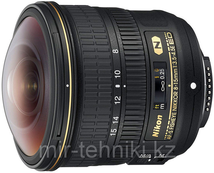 Объектив Nikon AF-S Fisheye 8-15mm F/3.5-4.5E ED