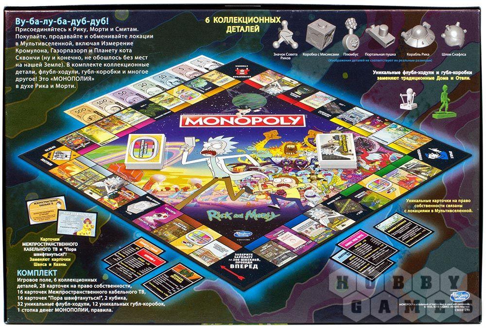 Настольная игра Монополия: Рик и Морти - фото 2 - id-p83455728