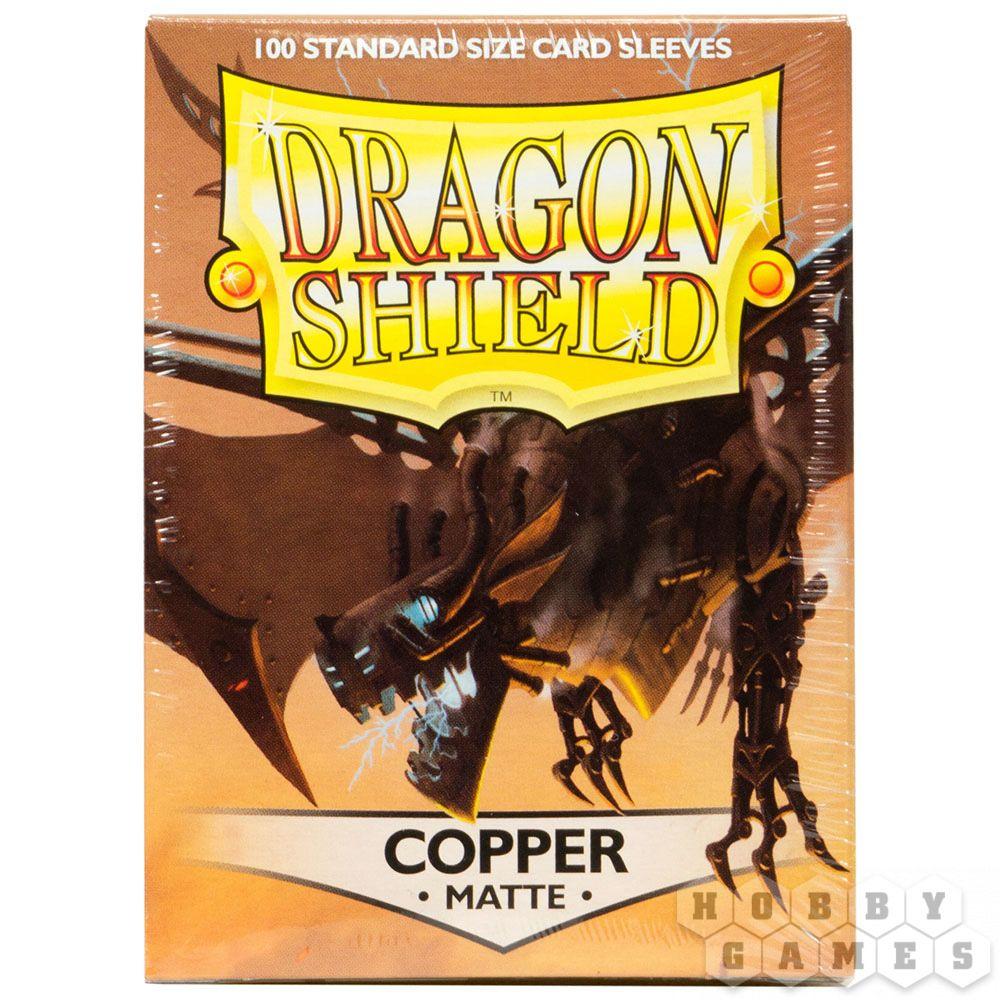 Протекторы Dragon Shield (100шт. 63х88 мм): Copper Matte