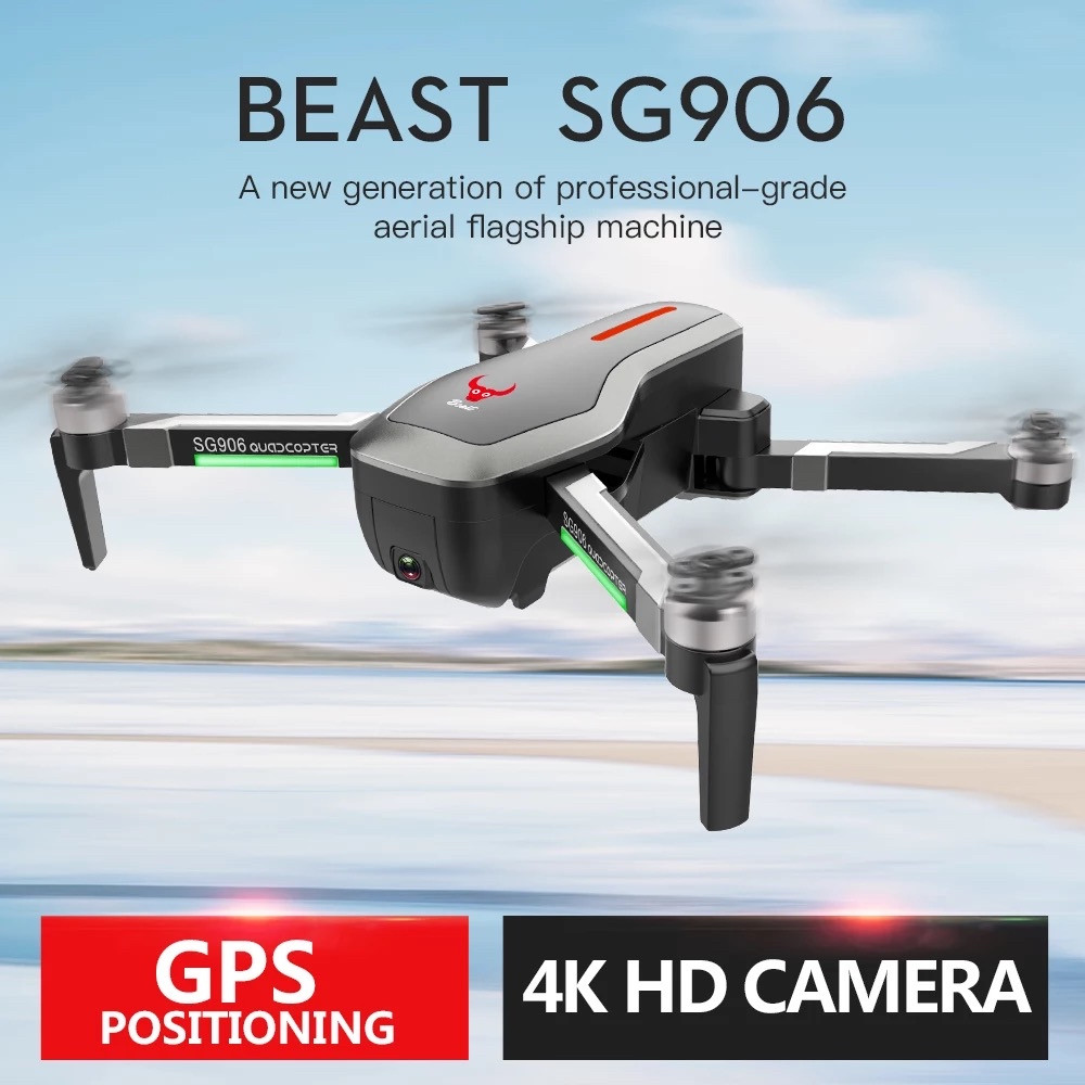 5G Wi-Fi FPV Дрон SG906 GPS Бесщеточный 4K дрон