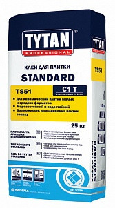 Клей плиточный 25кг TYTAN STANDART