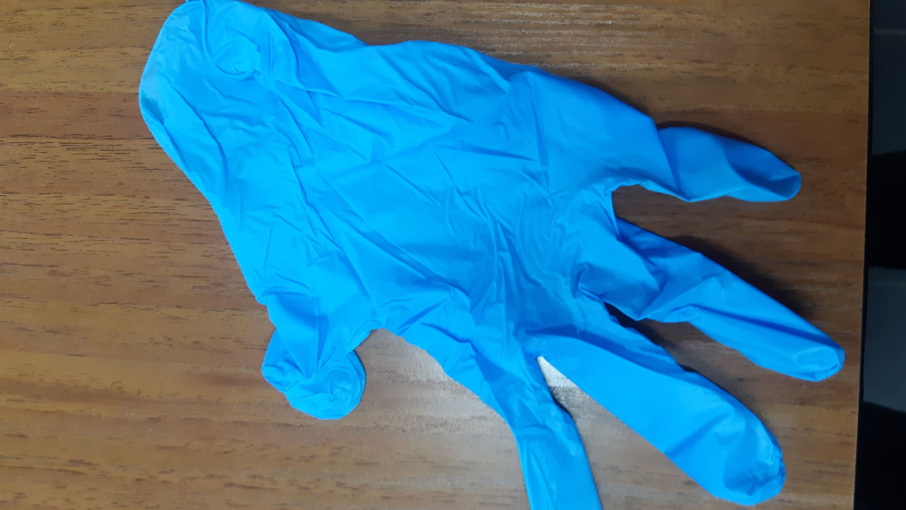 Нитриловые  перчатки  в наличии М и L, фото 1