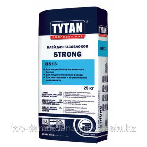 TYTAN STRONG BS 13 клей для газоблоков зимний 25 кг