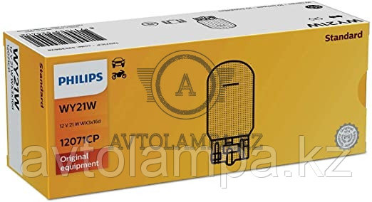 Philips 12071CP 12V WY21W Amber жёлтая лампа