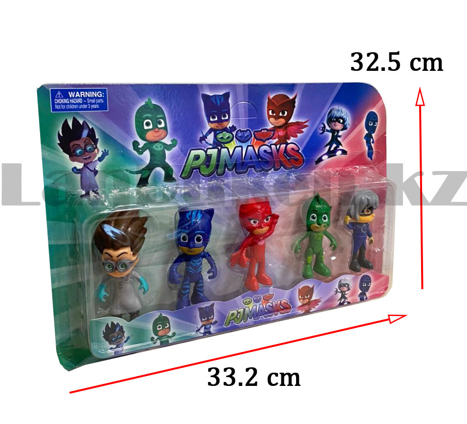 Игровой набор Герои в масках Pj Masks 5 фигурок Кэтбой, Алетт, Гекко, Ромео и Лунная девочка - фото 2 - id-p83476028