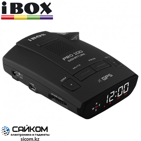IBOX PRO 100 SIGNATURE - Радар - Детектор GPS / ГЛОНАСС База Камер 45 стран