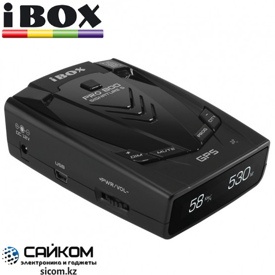 IBOX PRO 800 SIGNATURE S - Радар - Детектор GPS / ГЛОНАСС База Камер 45 стран