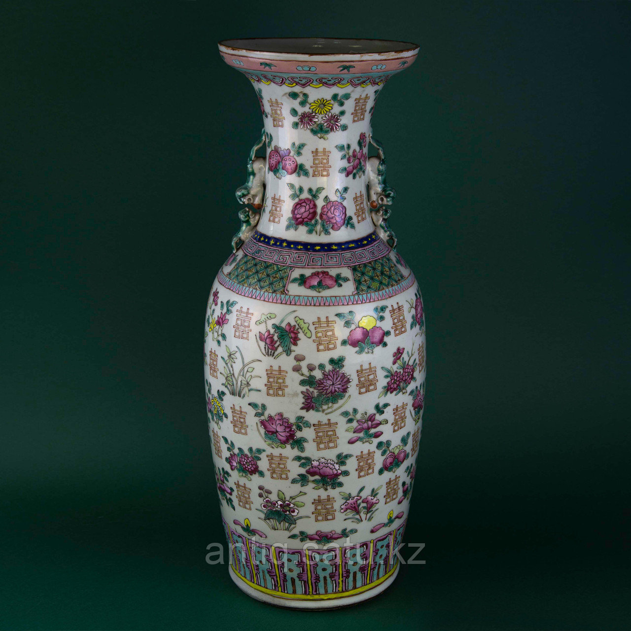Парадная ваза «Двойное счастье» Китай. Начало ХХ века - фото 5 - id-p80462947