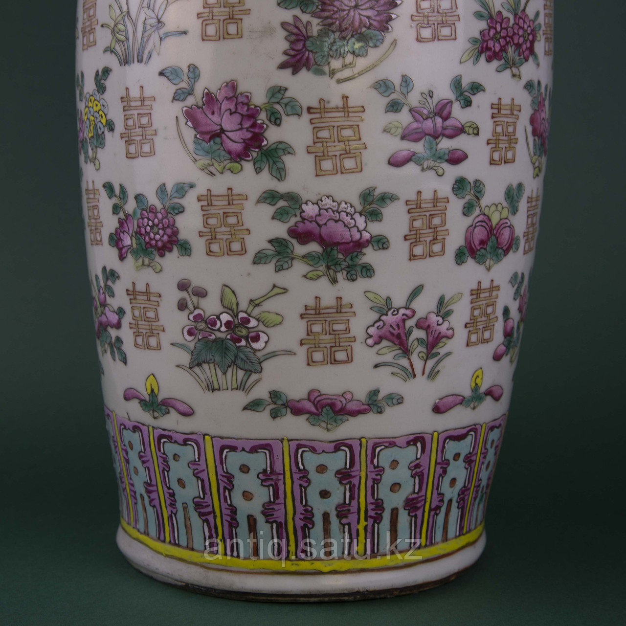 Парадная ваза «Двойное счастье» Китай. Начало ХХ века - фото 7 - id-p80462947