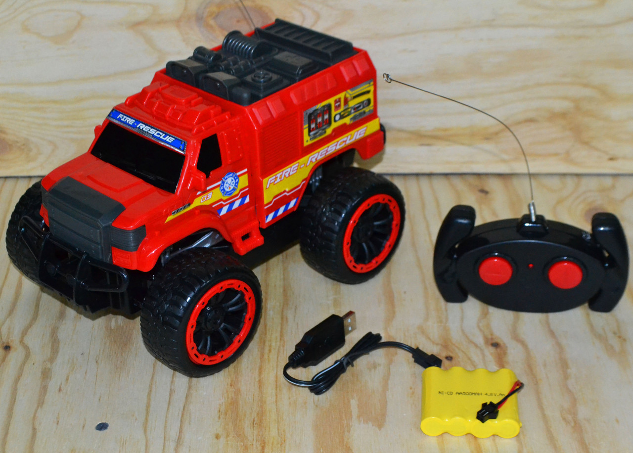 3699-J9 Пожарная машина на р/у, 4 функции, Fire rescue 31*17см