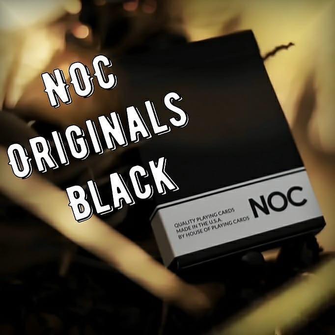 Игральные карты NOC Originals v4 black