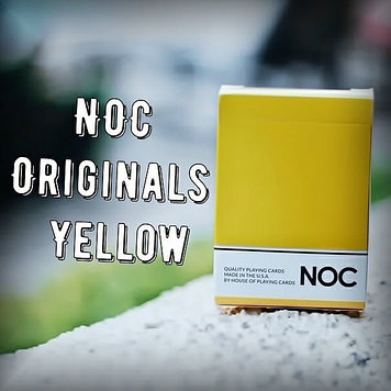 Игральные карты NOC Originals v4 yellow