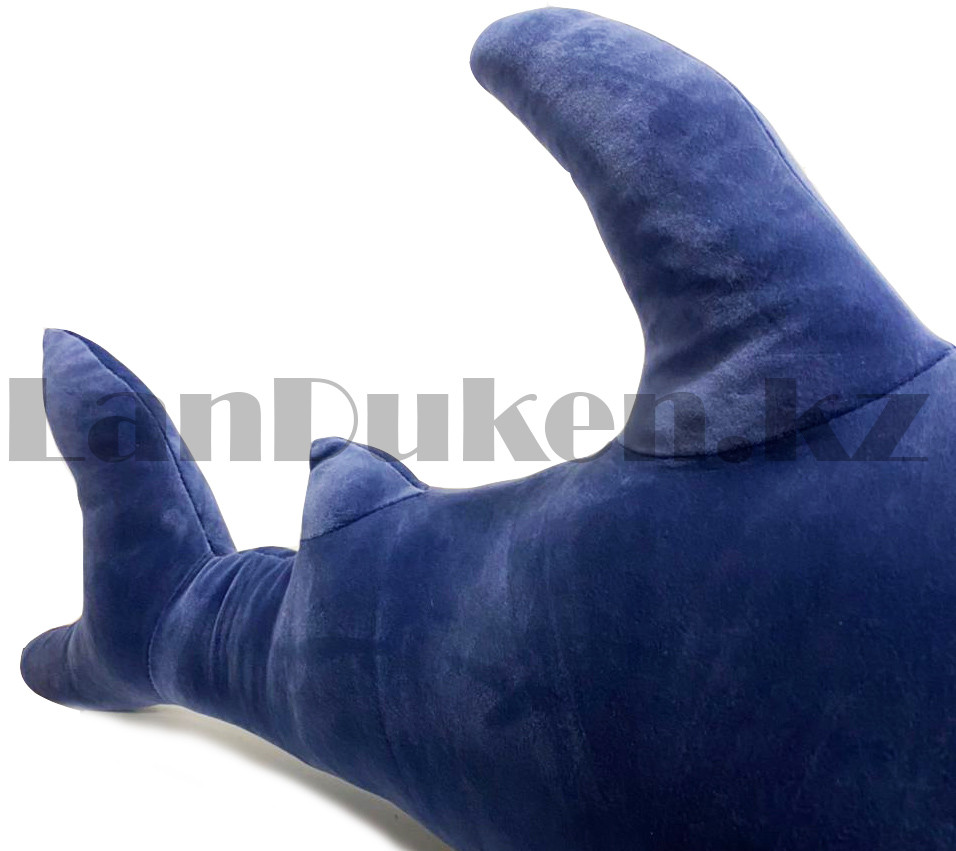 Мягкая игрушка монстр Акула средняя 65 см синяя - фото 4 - id-p83519172
