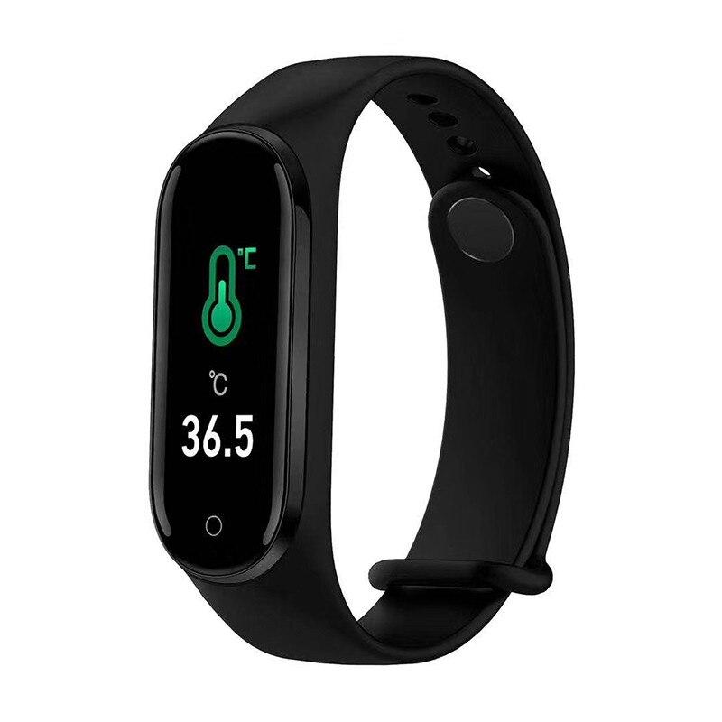 Браслет здоровья "5 pro" 6 в 1 .C измерением температуры тела и тонометром.