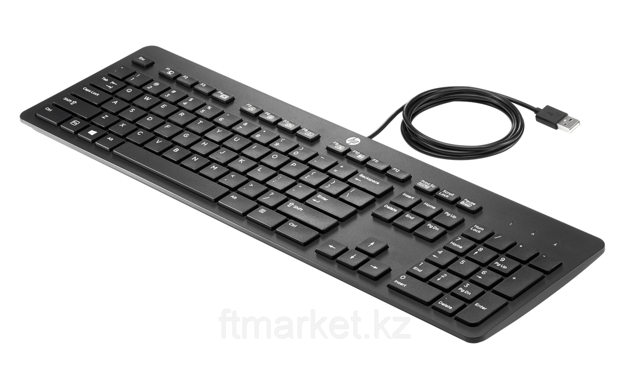 Клавиатура HP HP (Bulk-12) USB Business Slim Keyboard KAZ