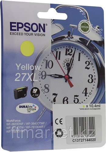 Картридж Epson C13T27144022 для WF-7110/7610/7620 желтый new