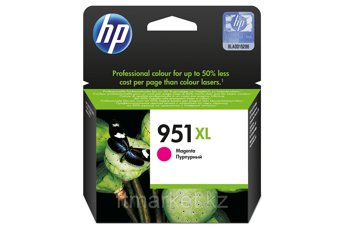 HP CN047AE Magenta Ink Cartridge №951XL for Officejet Pro 8100 ePrinter /Officejet Pro 8600 e-All-in-One, up, фото 1