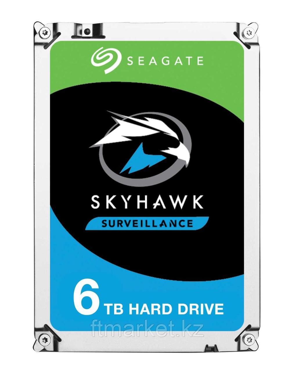 Накопитель на жестком магнитном диске Seagate Жесткий диск HDD 6TB Seagate SkyHawk ST6000VX001 3.5" SATA 6Gb/s