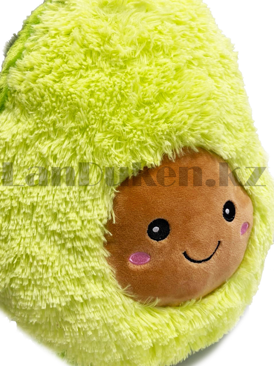 Мягкая игрушка подушка Авокадо с личиком зеленое мини маленькая 20 см - фото 9 - id-p83524055