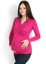 Блуза Сюзанна азалия для беременных и кормящих