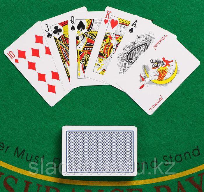 Карты 100% пластик игральные Playing Cards 55 шт 34 мкр - фото 3 - id-p83526213