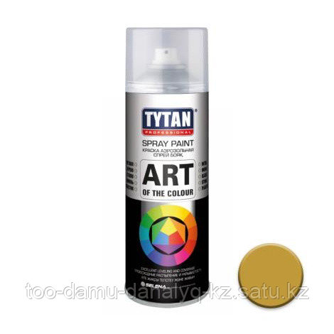 Краска аэрозольная золотая матовая 400 мл TYTAN
