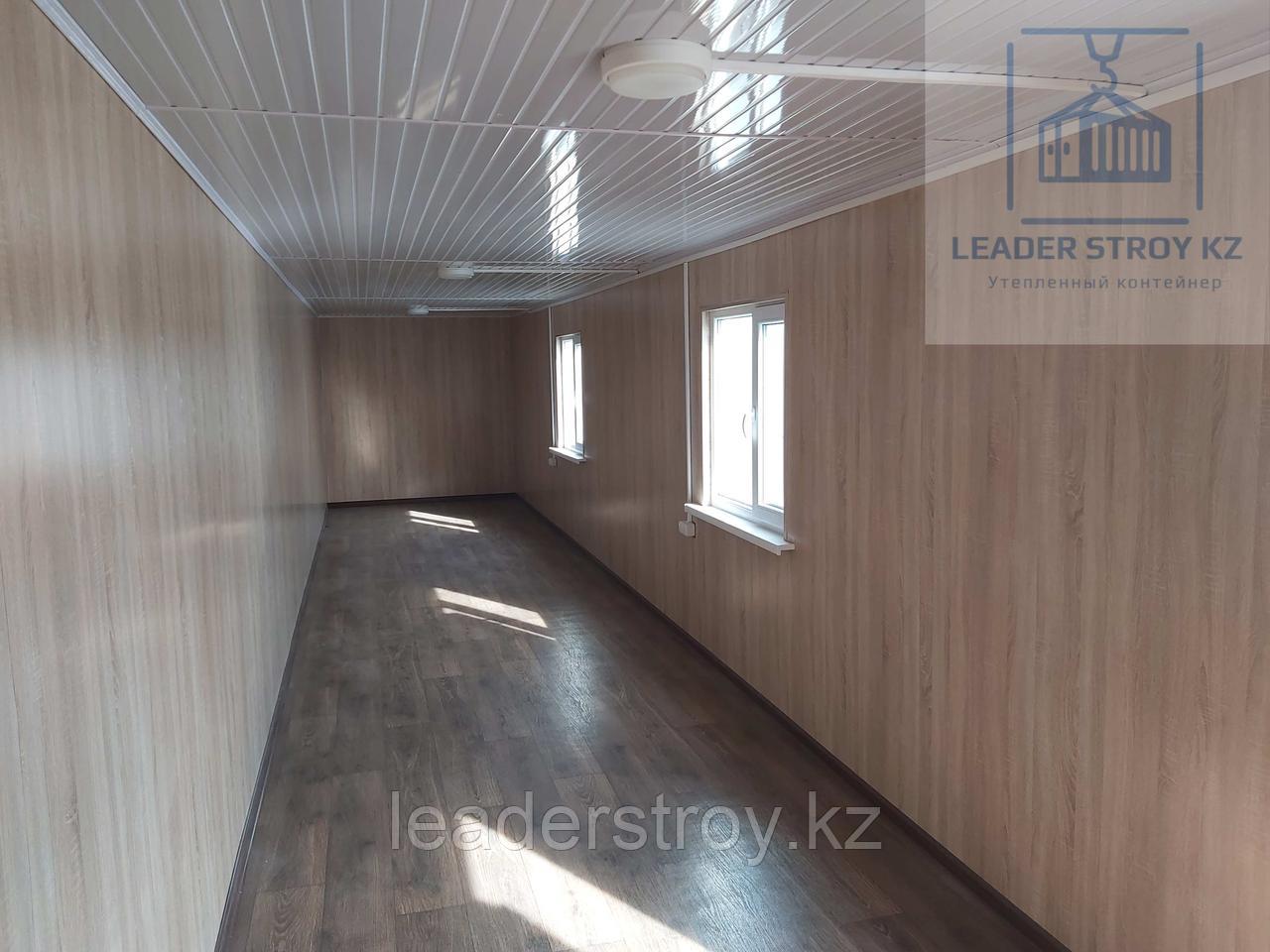 Утепленный контейнер под столовую 40 фут.