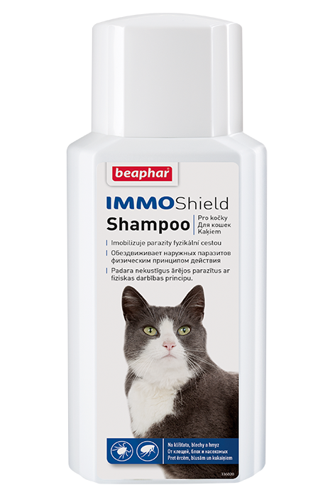 Immo Shield Shampoo cat шампунь против паразитов д/кошек - фото 1 - id-p83550912