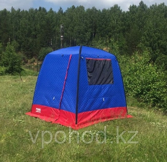 Мобильная баня/палатка "Морж" с большим окном - фото 1 - id-p70953537